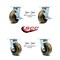 Service Caster 5 Inch High Temp Phenolic Caster Set with Roller Bearings 4 Swivel Lock 2 Brake SCC-30CS520-PHRHT-TLB-BSL-2-BSL-2 - alternate 4